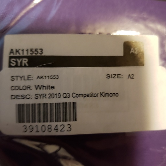 SOLD..Shoyoroll competitor Q3 purple/white size A2 - Picture 4 of 4